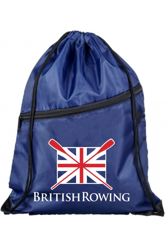 Navy Drawstring Bag
