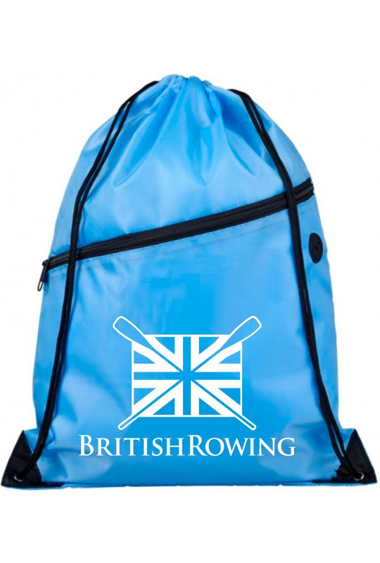 Light Blue Drawstring Bag