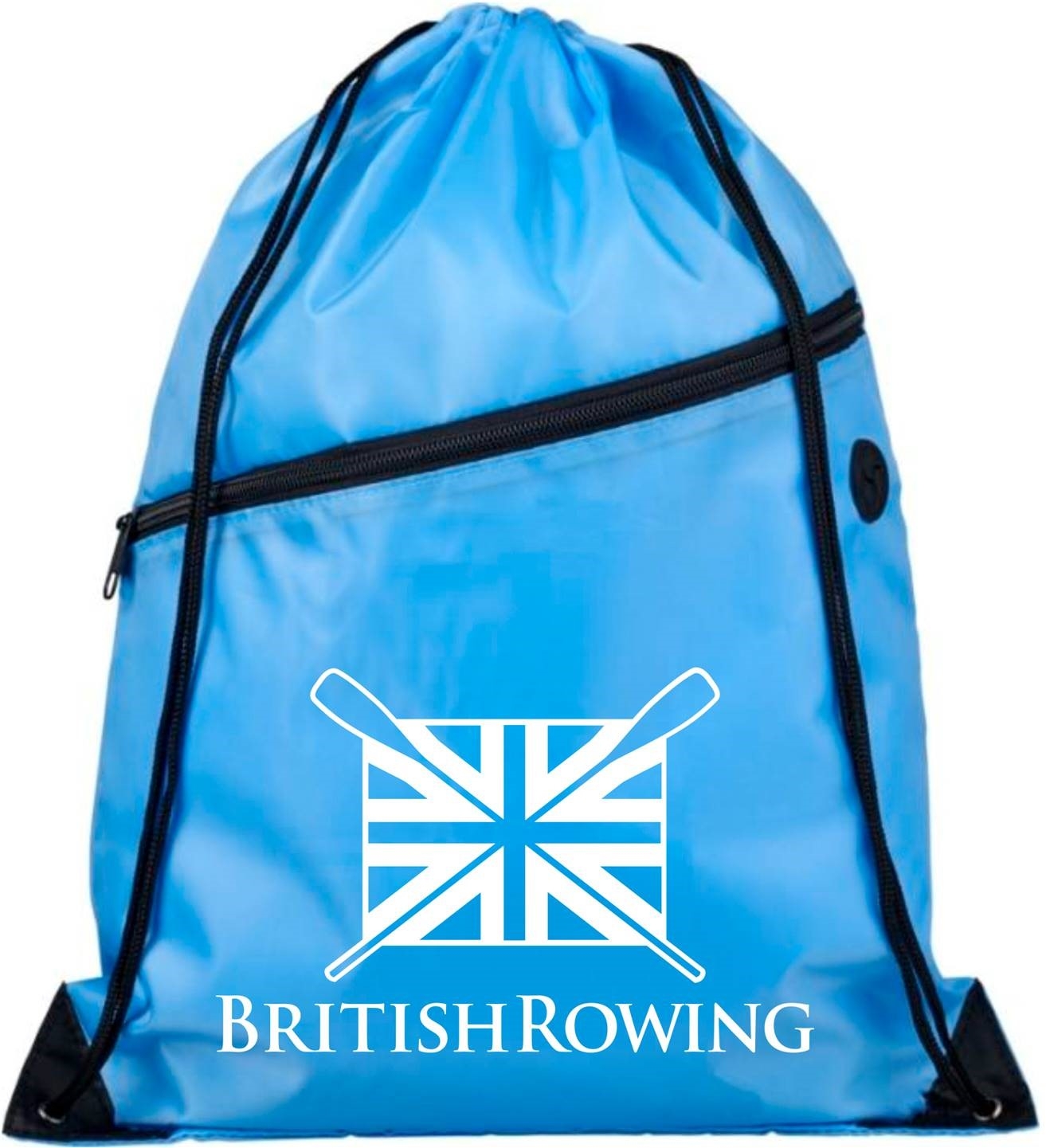 Light Blue Drawstring Bag